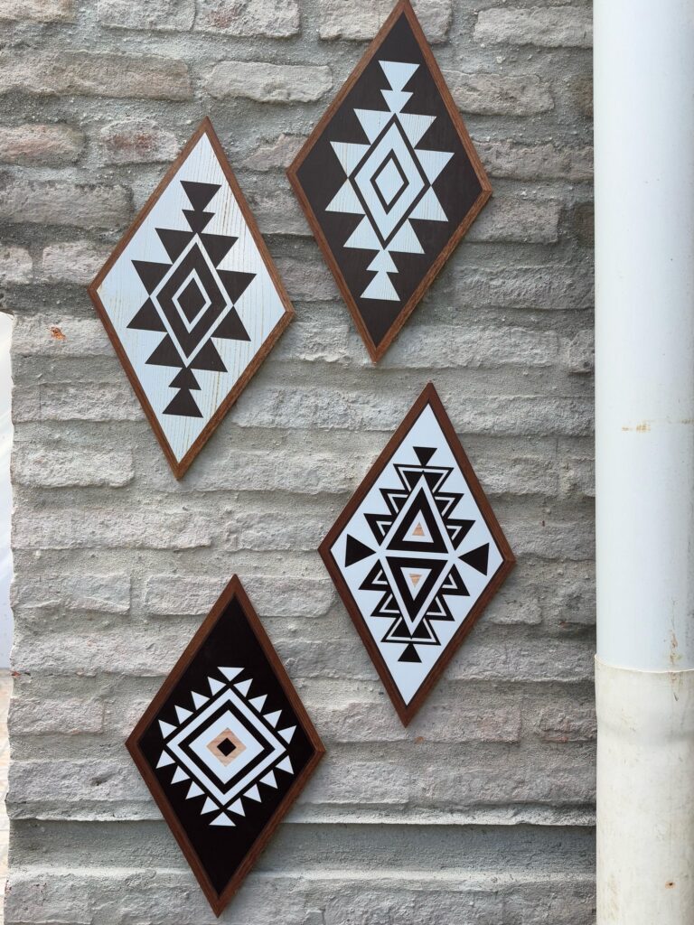 ROMBOS ESTILO BOHO -SET DE 2 - Imagen 8