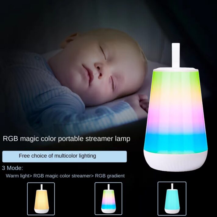 Luminaria veladora multicolor recargable y portable - Imagen 4