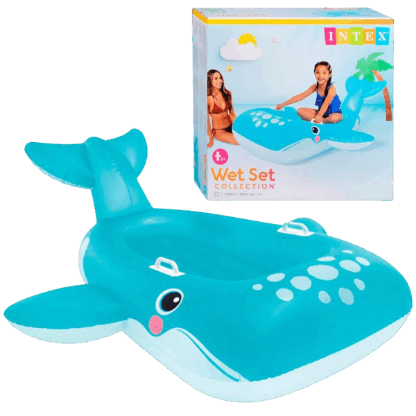 Colchoneta Ballena con agarraderas Intex  57567
