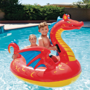 Inflable Dragón Intex para Niños con Agarraderas