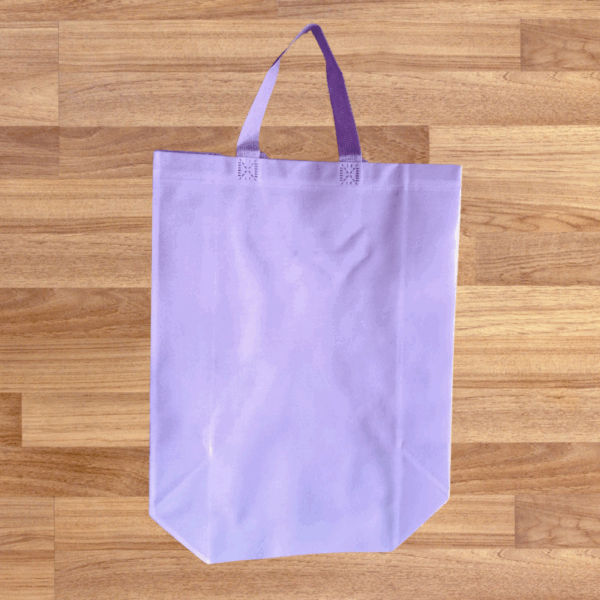 Bolsas de regalo grande en pvc 36x32 cm -Pack 12 -Color Lila