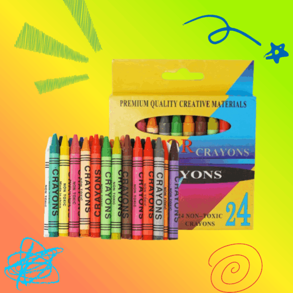 Crayolas caja de 24 colores - Imagen 2