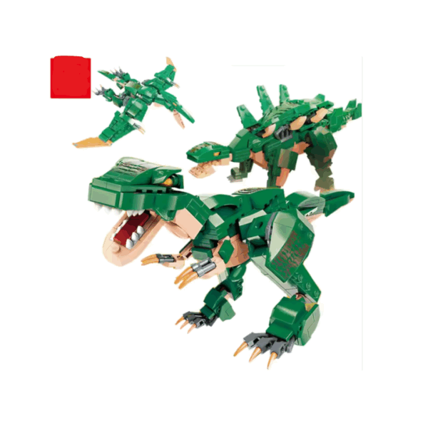 Bloques para armar 3 en 1 modelo dinosaurio