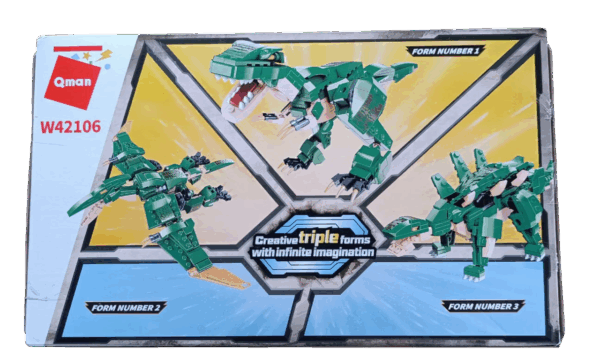 Bloques para armar 3 en 1 modelo dinosaurio - Imagen 2