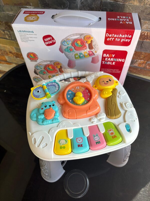 Mesa didáctica de actividades con sonidos para bebe - Imagen 4