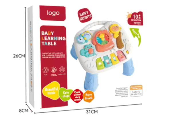 Mesa didáctica de actividades con sonidos para bebe - Imagen 3