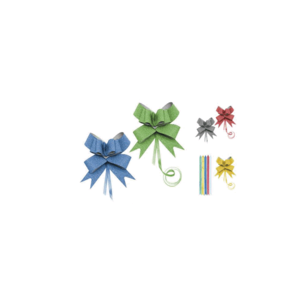 Cocarda moña mediana de regalo armado fácil -pack 10 unidades - Imagen 6