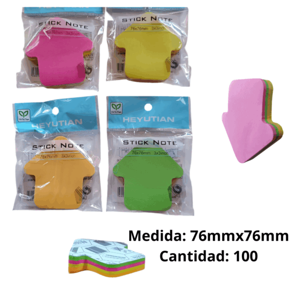 Nota adhesiva Post it -diversas formas y modelos - Imagen 3