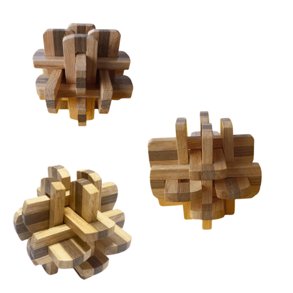 Puzzle de encastre 3d en madera - varios modelos