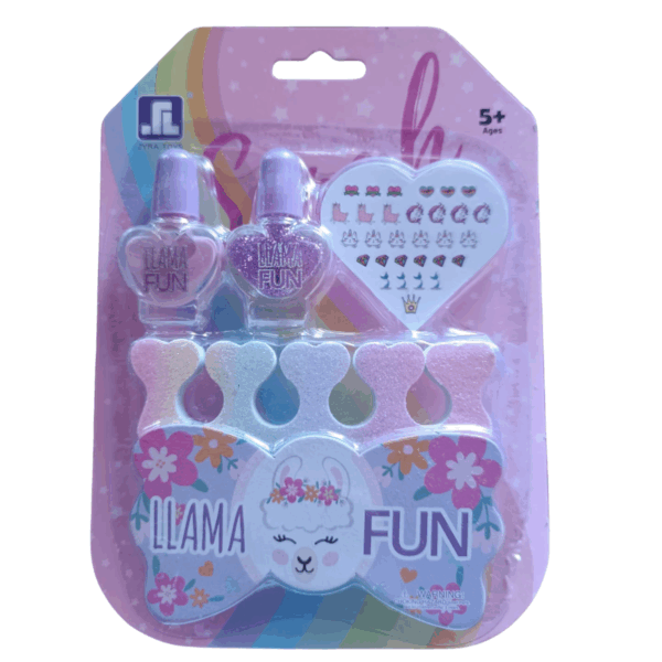 Set de belleza sombras, esmaltes y gomitas para el cabello - Imagen 5