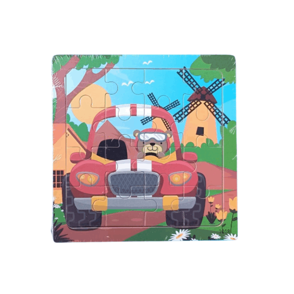 Puzzle de madera 15x15 cm  ideal para sorpresitas - Imagen 2
