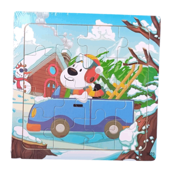 Puzzle de madera 15x15 cm  ideal para sorpresitas - Imagen 3