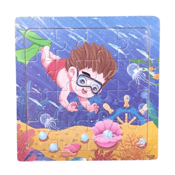 Puzzle de madera 15x15 cm  ideal para sorpresitas - Imagen 9