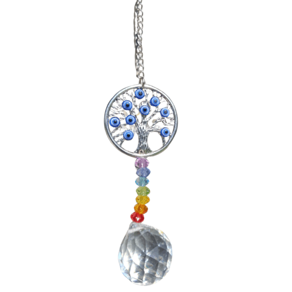 Atrapasol colgante de cristal Ojo turco - Imagen 3