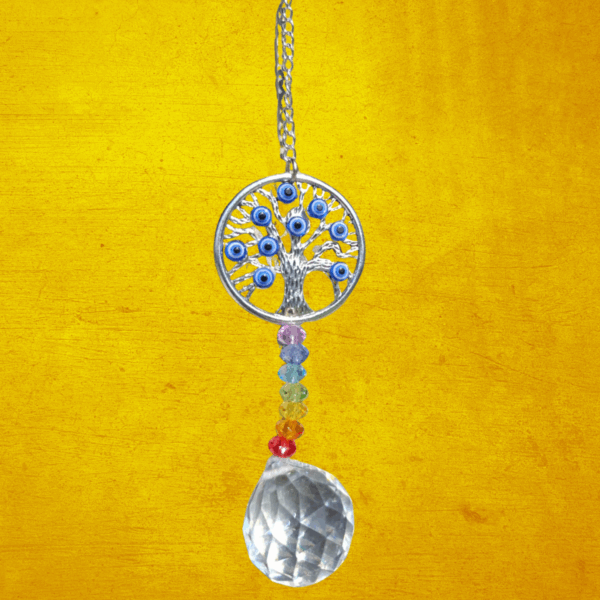 Atrapasol colgante de cristal Ojo turco - Imagen 2