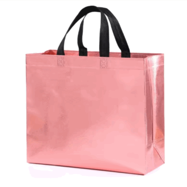 Bolsas de regalo grande en pvc 41x33 cm -Pack 4 -Color Cobre - Imagen 3