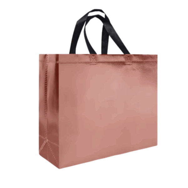Bolsas de regalo grande en pvc 41x33 cm -Pack 4 -Color Cobre - Imagen 4
