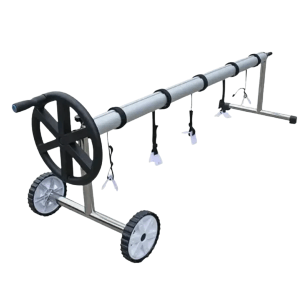 Enrollador de manta térmica para piscina