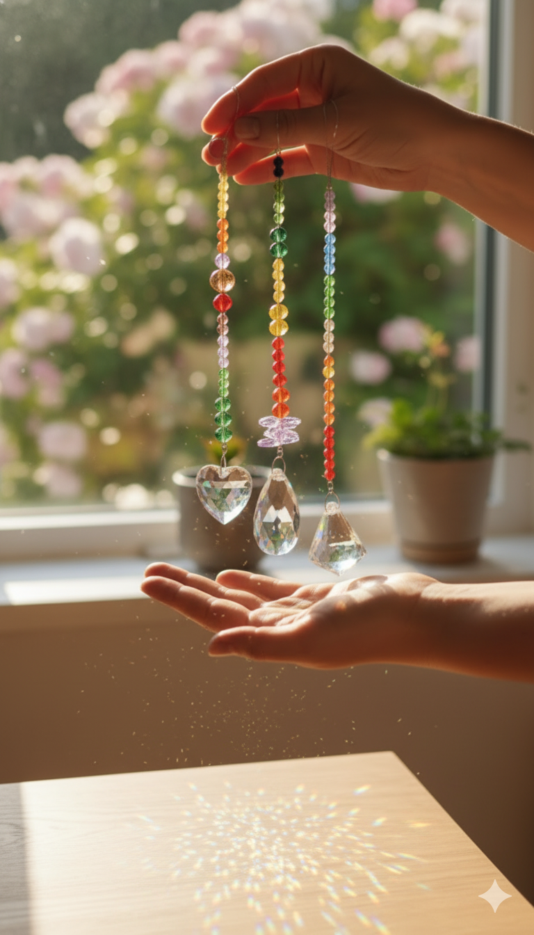 Set de 6 Atrapasoles Cristal Multicolor - Imagen 3