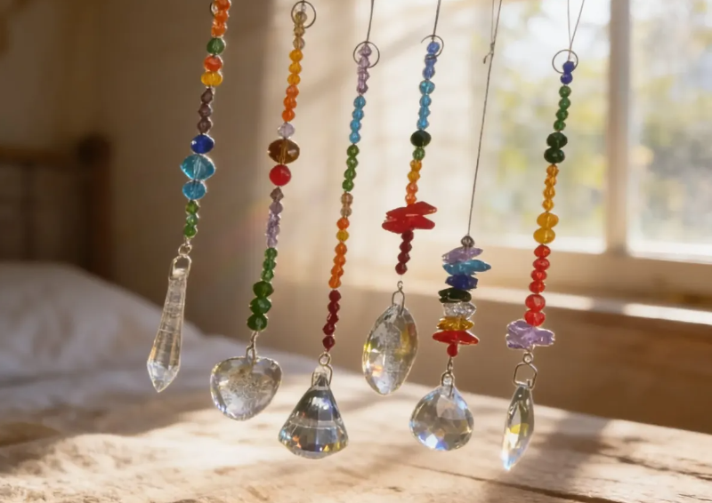Set de 6 Atrapasoles Cristal Multicolor - Imagen 2