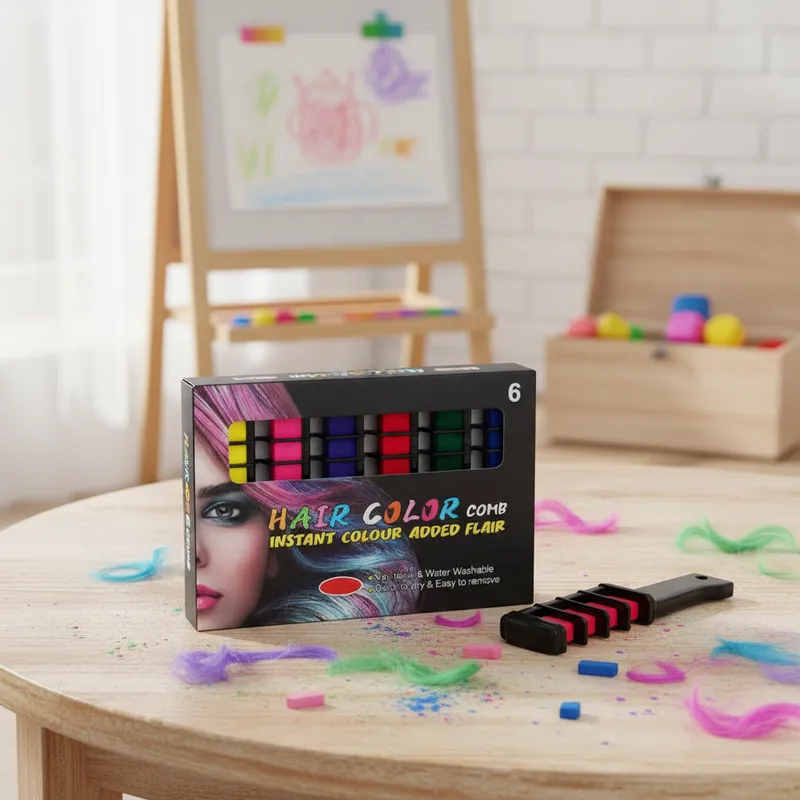 Set de Peines con Color lavable para el Pelo – Diversión Creativa para Fiestas y Cosplay - Imagen 3