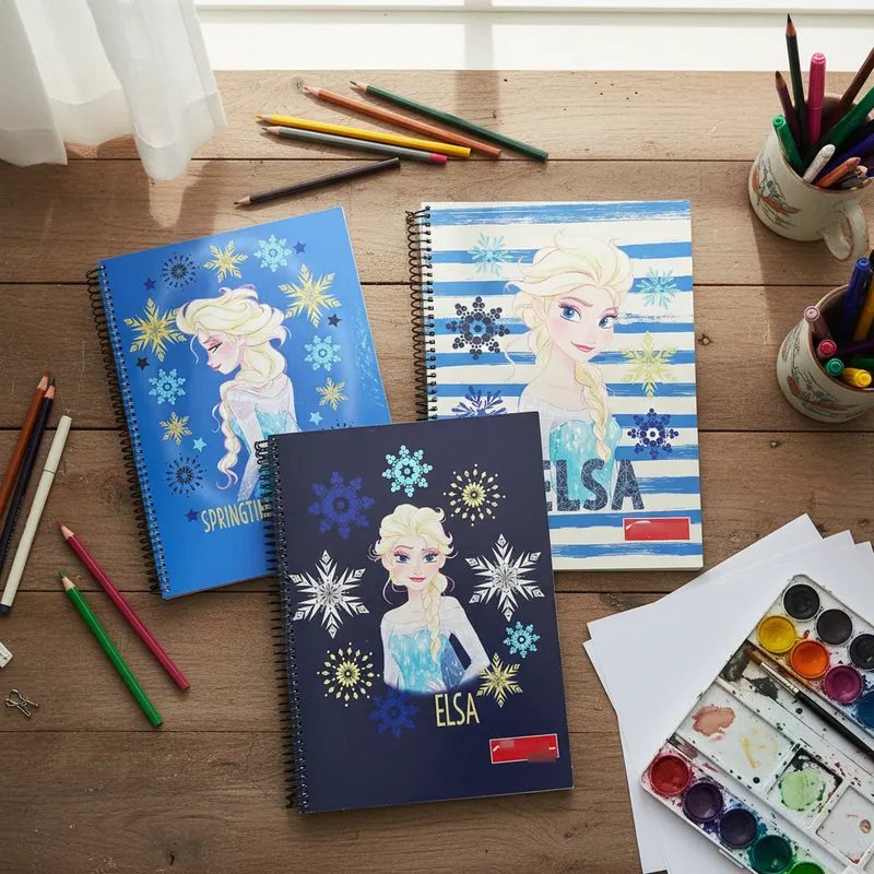 Set x3 Cuadernolas Tapa Dura Papiros 100 Hojas – Diseños Infantiles - Imagen 3
