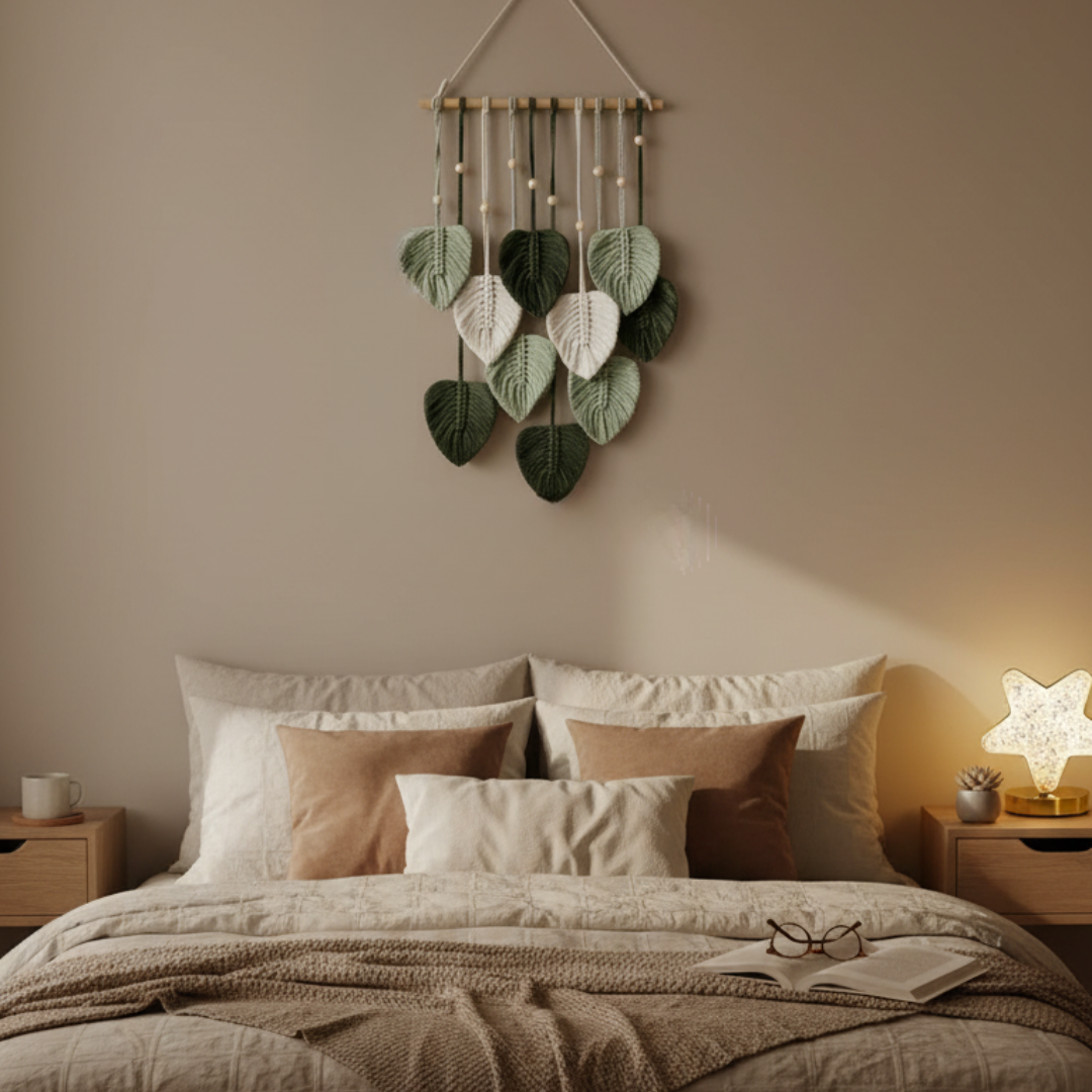Colgante Macramé Hojas para Pared | Decoración Boho Moderna - Imagen 15