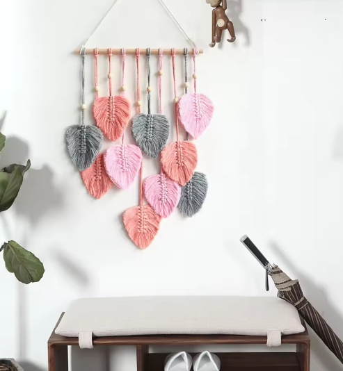 Colgante Macramé Hojas para Pared | Decoración Boho Moderna - Imagen 10