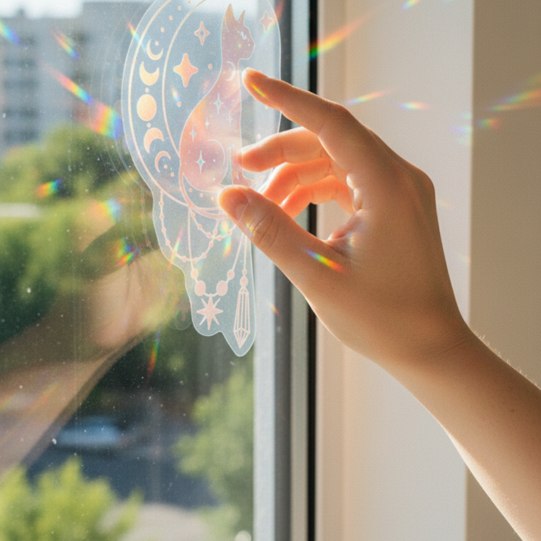 Set de Atrapasoles Stickers para Ventanas – Reflejos Arcoíris - Imagen 10