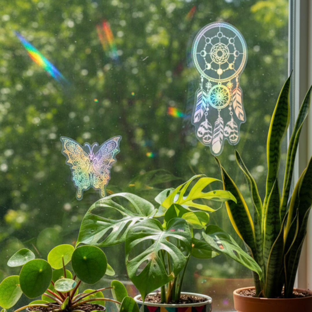 Set de Atrapasoles Stickers para Ventanas – Reflejos Arcoíris - Imagen 9