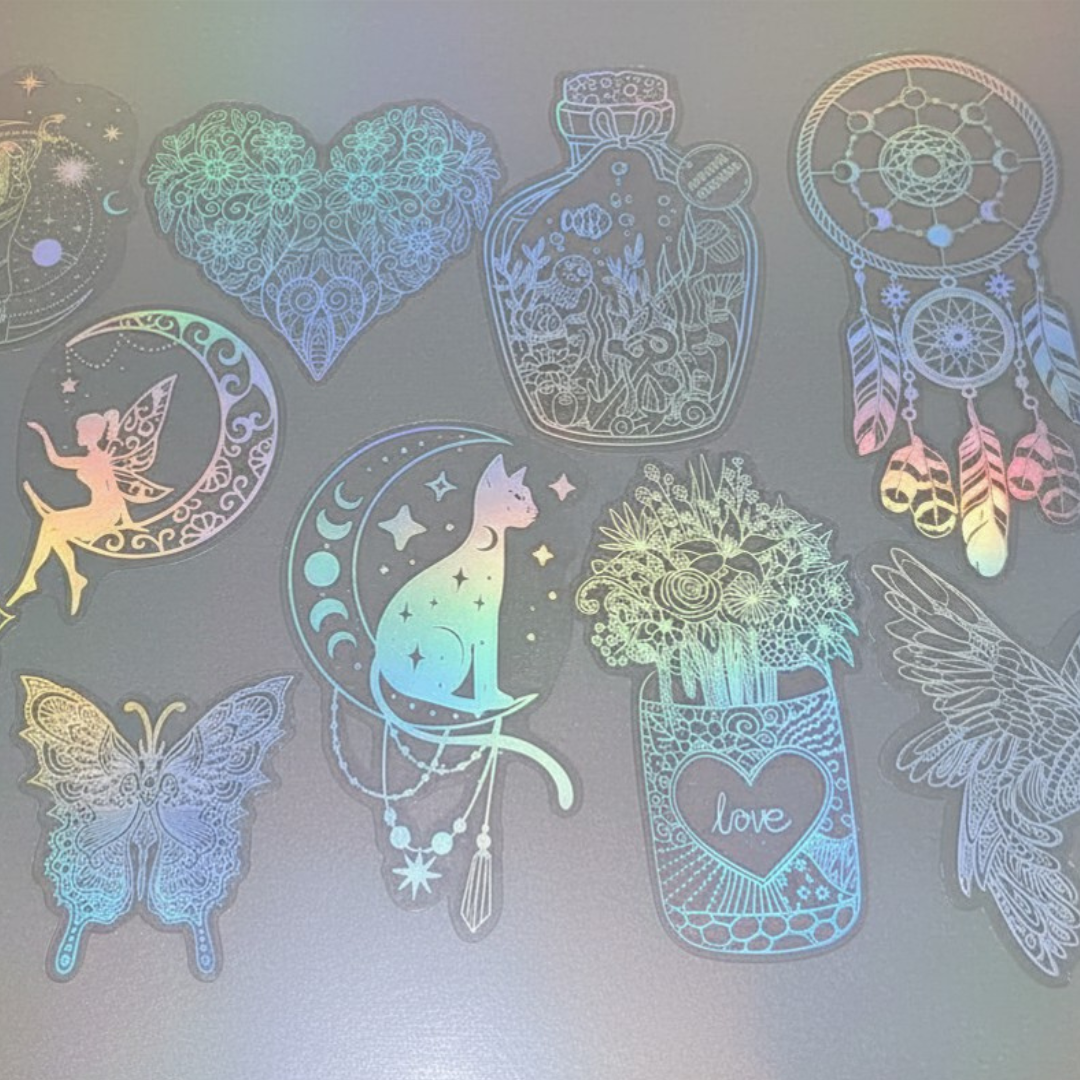 Set de Atrapasoles Stickers para Ventanas – Reflejos Arcoíris - Imagen 8