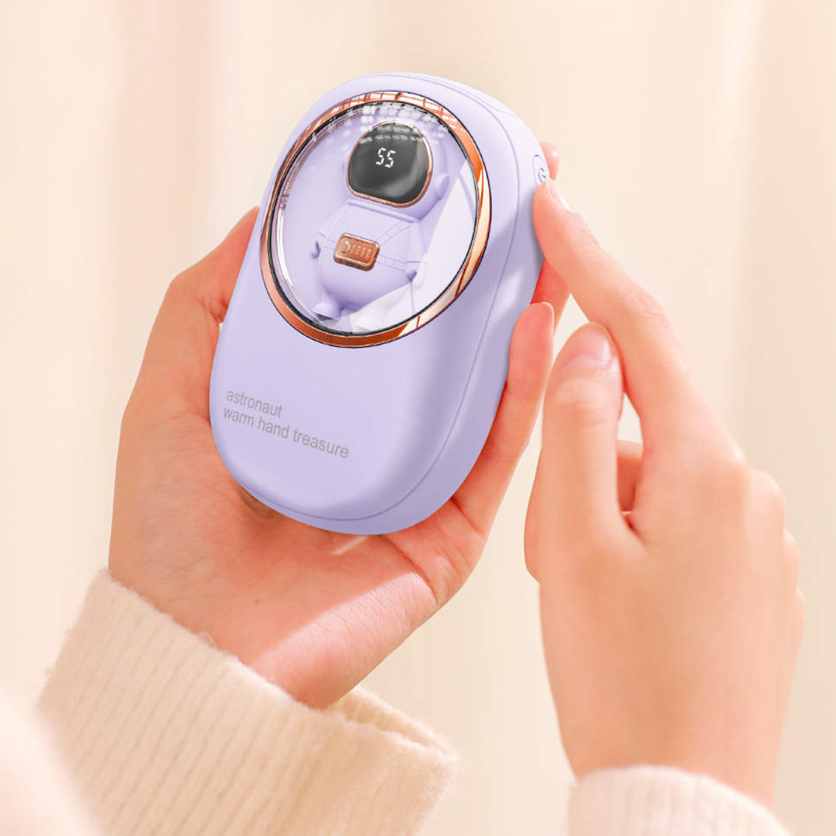 Calienta Manos USB Recargable Portátil Para Invierno - 3 Niveles De Calor - Imagen 12